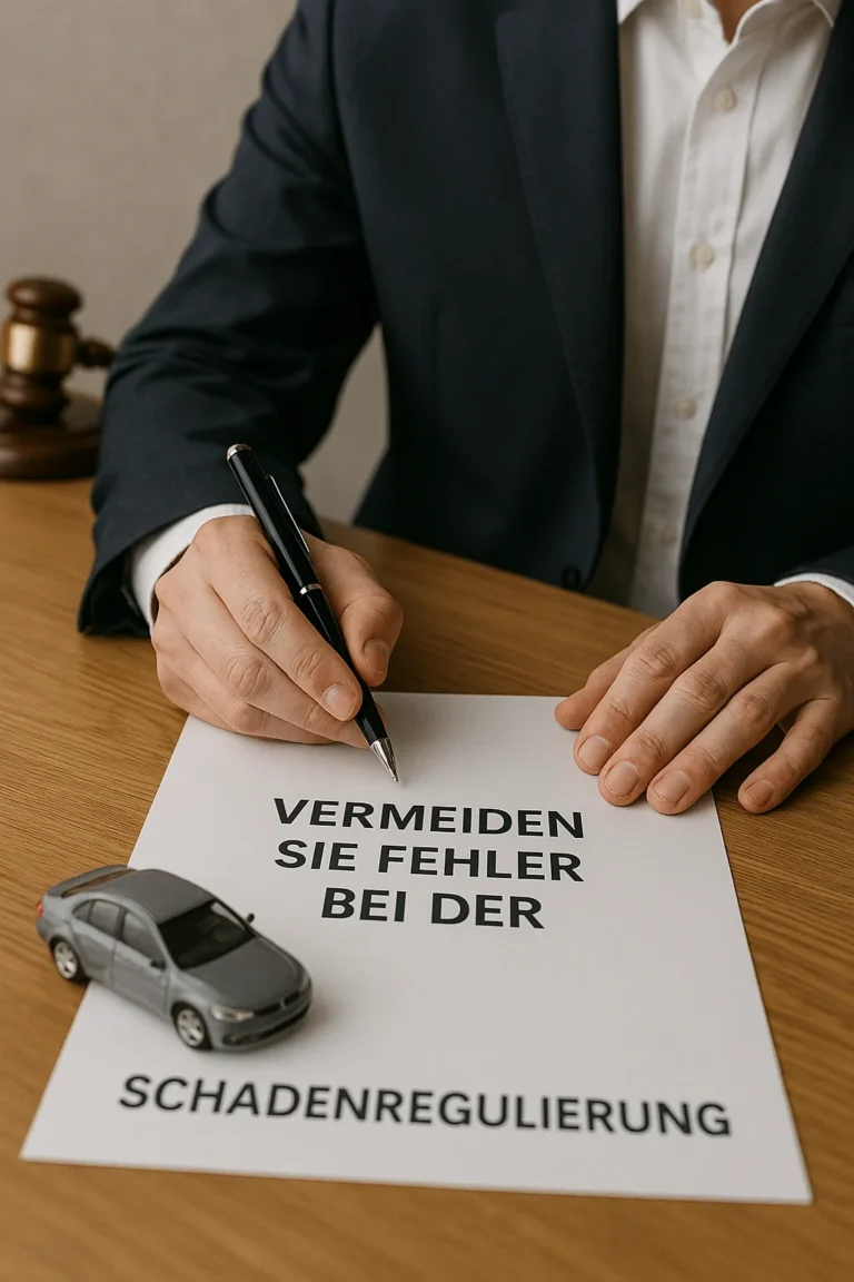 Rechtsanwalt schreibt auf Dokument